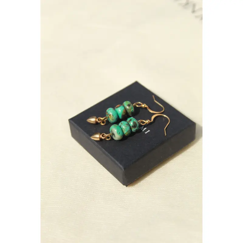 Zendaya || African Turquoise Earrings 0