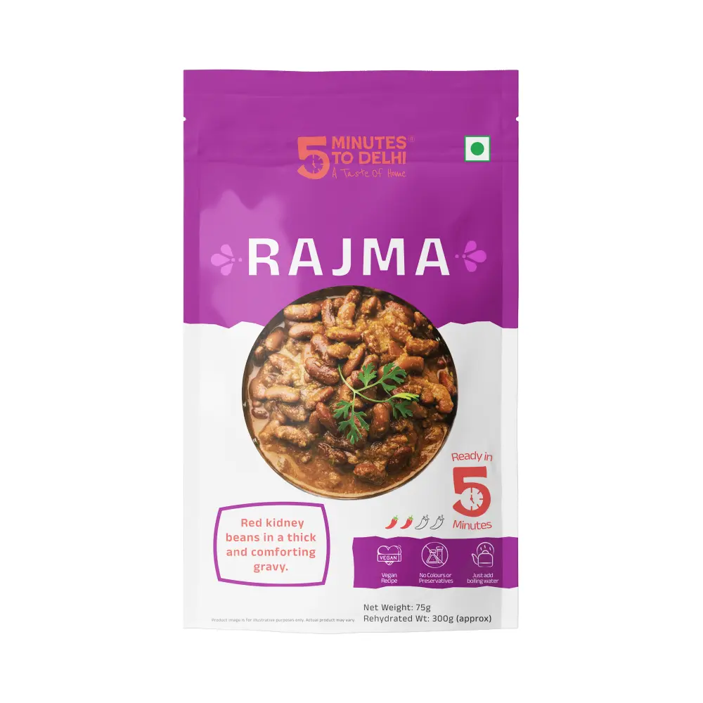 Red Kidney Bean Curry (Rajma) - Just Add Boiling Water!