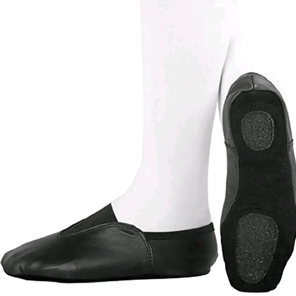 Real Leather Gymnastic Shoes with Non-Slip Sole