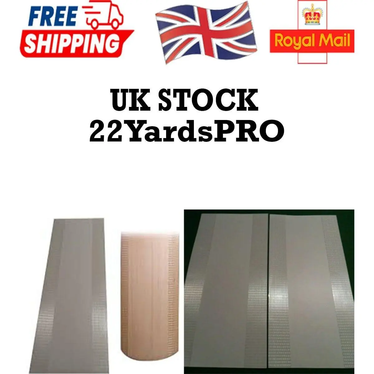 Extra Strong Cricket Bat anti Scuff Sheet with Fiber Hammer Edges Crossfit