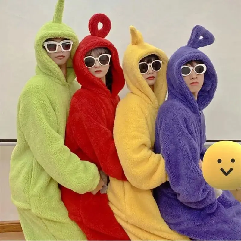 Kids Adult Costumes Soft Long Sleeves Piece Pajamas Costume Lala Home Clothes Cosplay Adult Unisex Party Wear