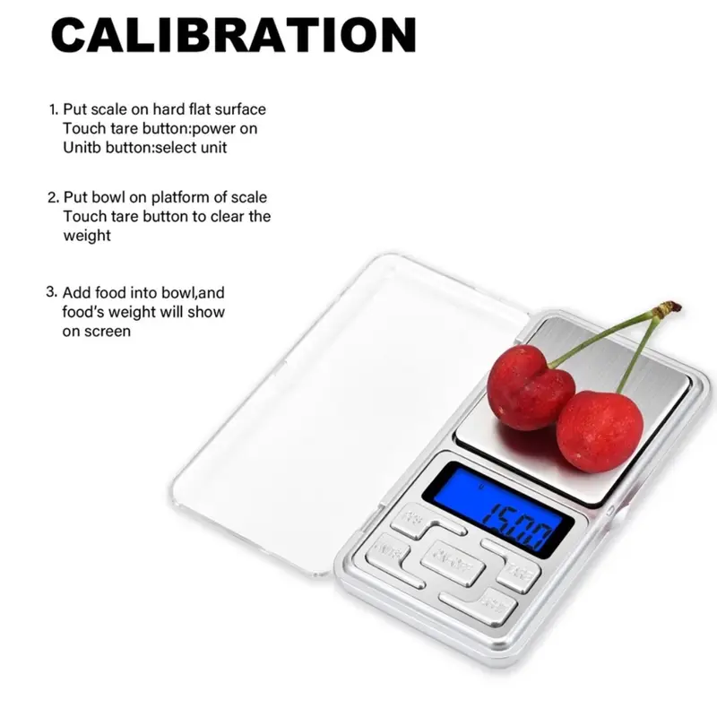 Mini Digital Electronic Scale Pocket Weight LCD Gram Jewellery  0.01g x 200g 3
