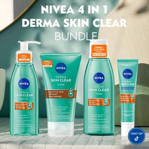 NIVEA Derma Skin Clear Bundle - 4 in 1 Skincare Set