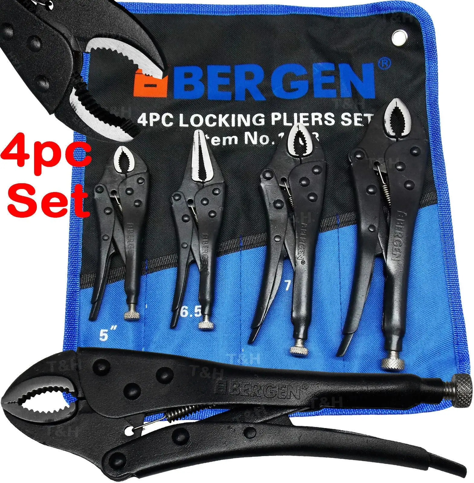 US PRO 4PCS LOCKING PLIER SET