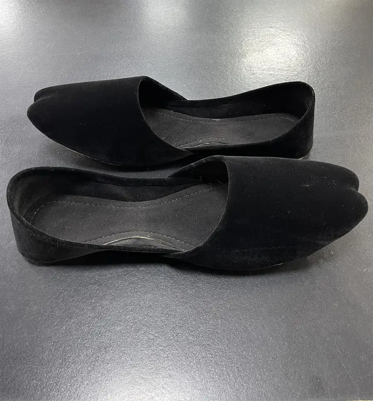BS-MEKH-019 - MENS PLAIN BLACK VELVET KHUSA. 1