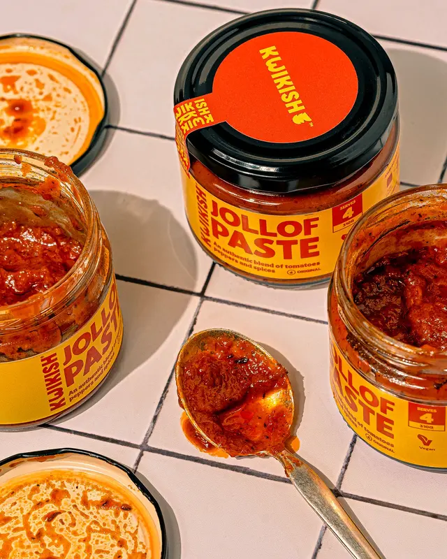 Kwikish Jollof Paste - 290g | Authentic West African Recipe | Vegan | No Preservatives | Cooking Sauce 3