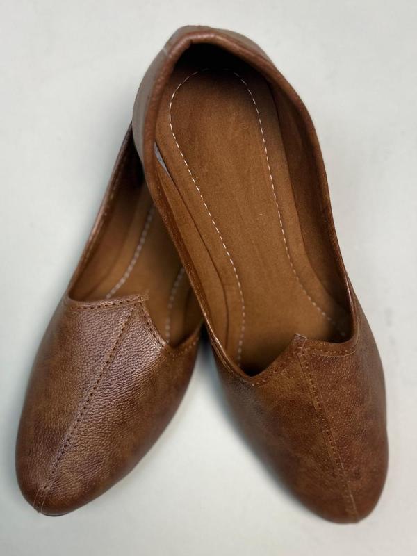 Brown Leather Shoes - With Sherwani, Kurta Pajama, Traditional Menswear 0