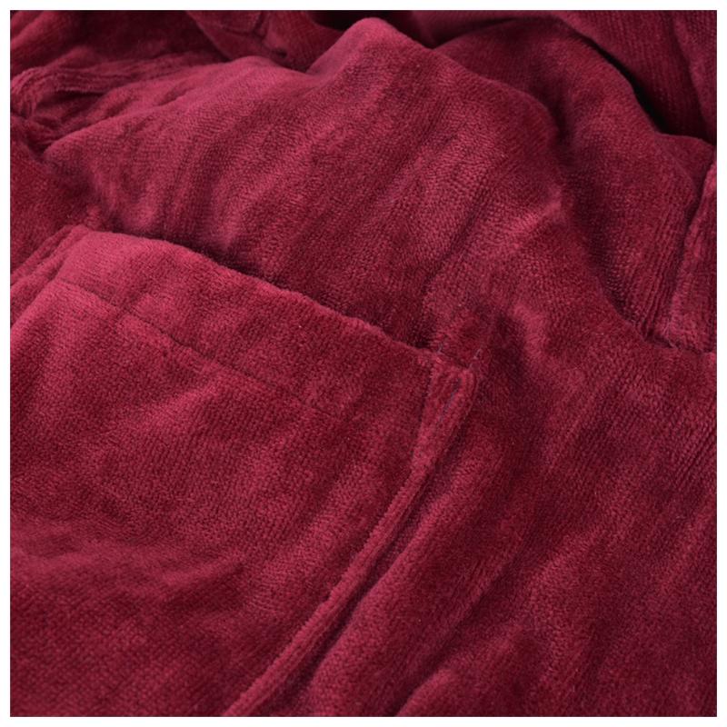 Men's Dressing Gown - Baron Burgundy 5