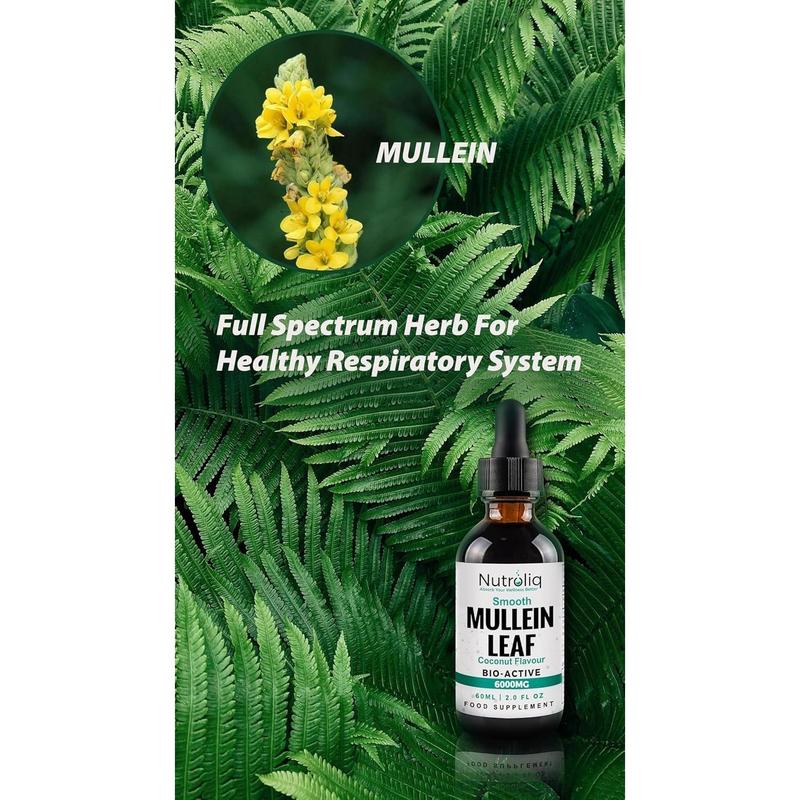 Nutroliq Mullein Leaf 50:1 Extract Drops - 60ml 6