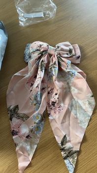 Product Review of Floral Print Bow Decor Hair Clip (2pcs), Cute Bouquet Print Hair Accessories for Women & Girls, Casual Versatile Hair Accessories for Daily Wear, Barrettes Hair Clips from Y**p 1