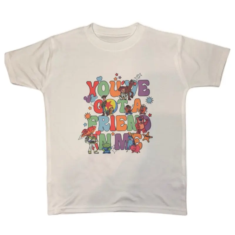 Toy Gang Kids White T Shirt Or Jumper | Kids Toy Gang Tee | Kids T-Shirt | White T-Shirt For Girls Or Boys