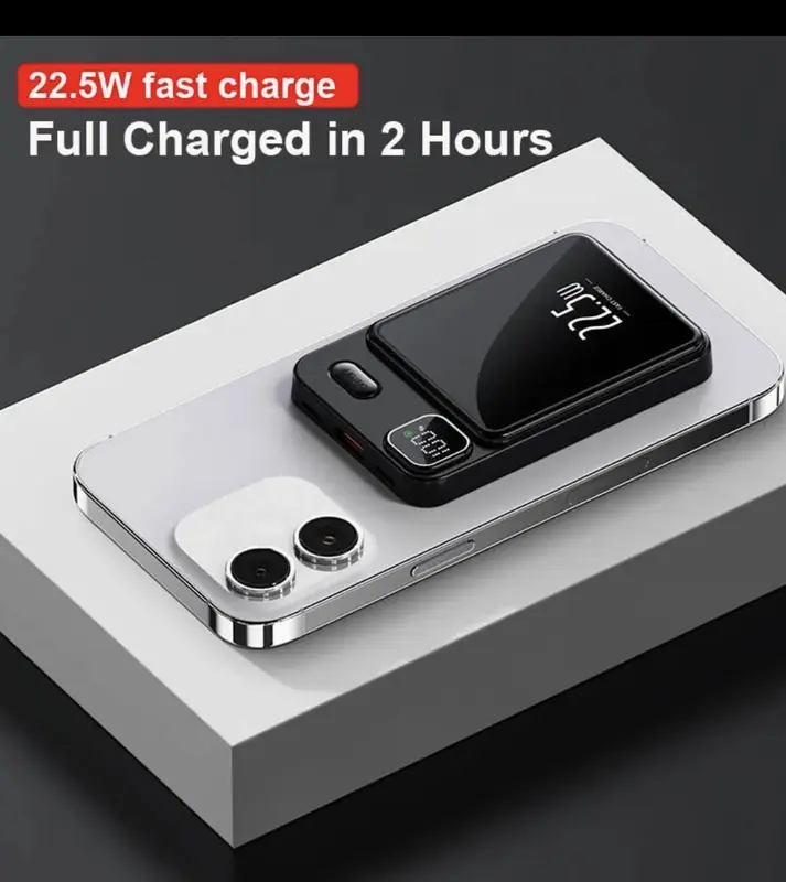 Magnetic Wireless 10000 mhA Power Bank For Magsafe Battery Pack For iPhone 4