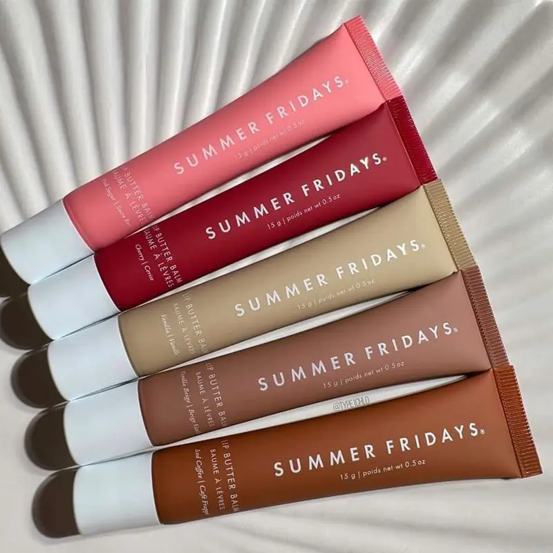 Summer Fridays Lip Butter Balm - Conditioning Lip Mask and Lip Balm for Instant Moisture, Shine and Hydration - Sheer-Tinted, Soothing Lip Care  Shea Sugar Skincare Vegan Comfort Hydrate Moisturize Moisturizer