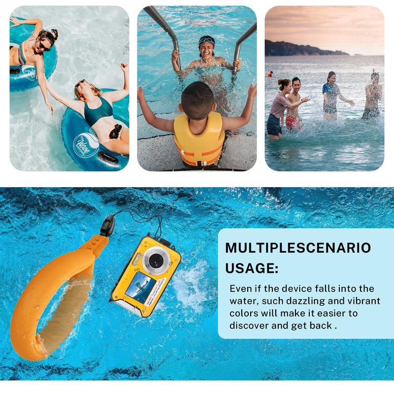 Go pro accessories,Sport Camera accessories , Universal Floating Strap for Underwater Camera,Waterproof Pouch Case Smartphone Cover,for GoPro Hero 11 10 9 8 7 6 5 4 AKASO Nikon Canon Camera Phones Case Lanyard AccessoriesHandheldProtection Shockproof 6