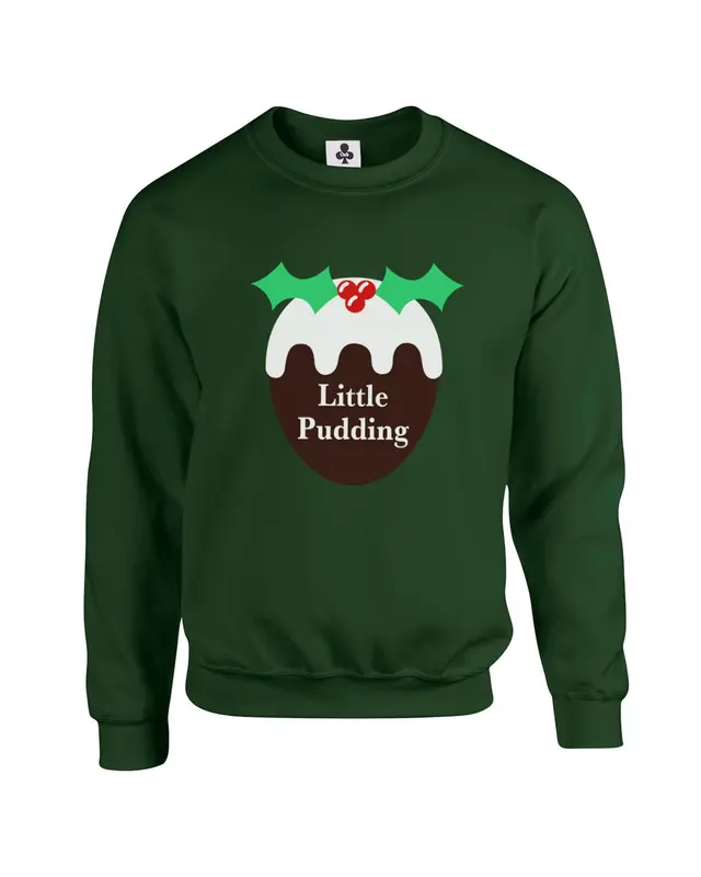 Little pudding Sweatshirt Christmas Jumper christmas pudding xmas festive cute fun funny novelty joke humour 3