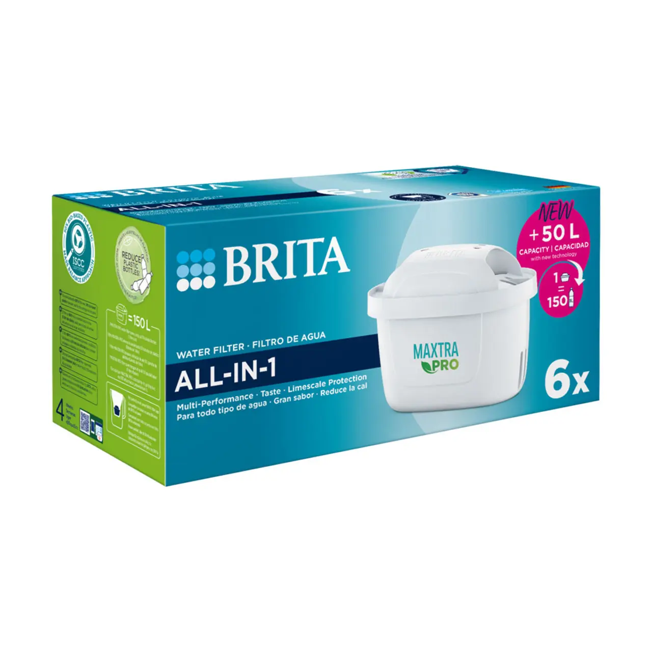 BRITA Water Filter MAXTRA PRO Limescale Expert Cartridges, Reduces Impurities