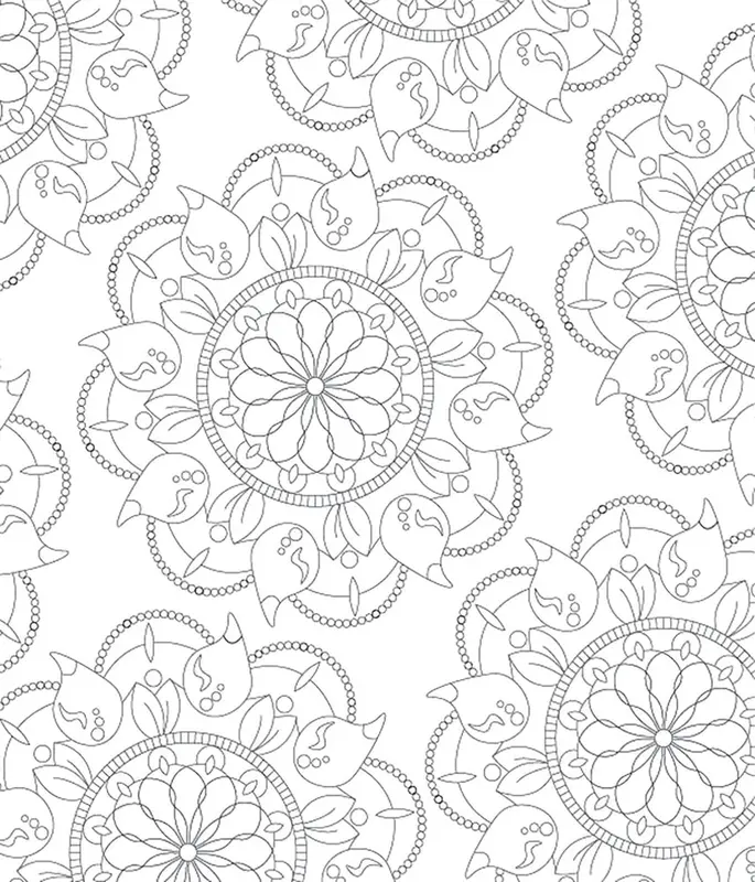 Large Print Colour & Frame - Calm (Colouring Book for Adults): 31 Relaxing Colouring Pages to Enjoy 5