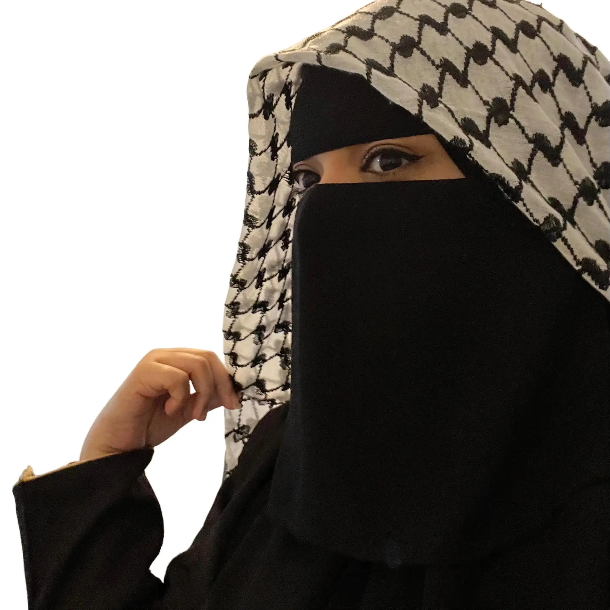 Bedoon Esm Short Elastic Side Saudi Inspired Niqab