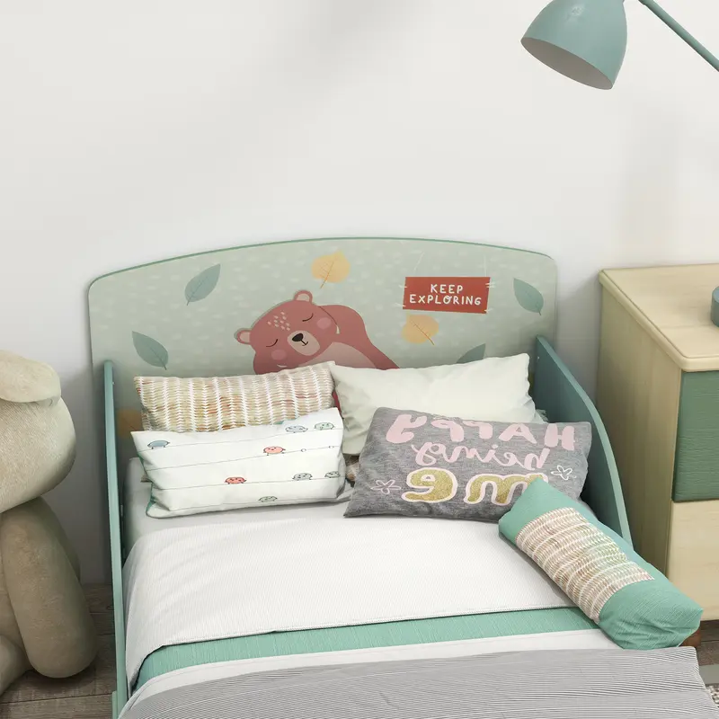 ZONEKIZ Toddler Bed Frame, Kids Bedroom Furniture for Ages 3-6 Years 6