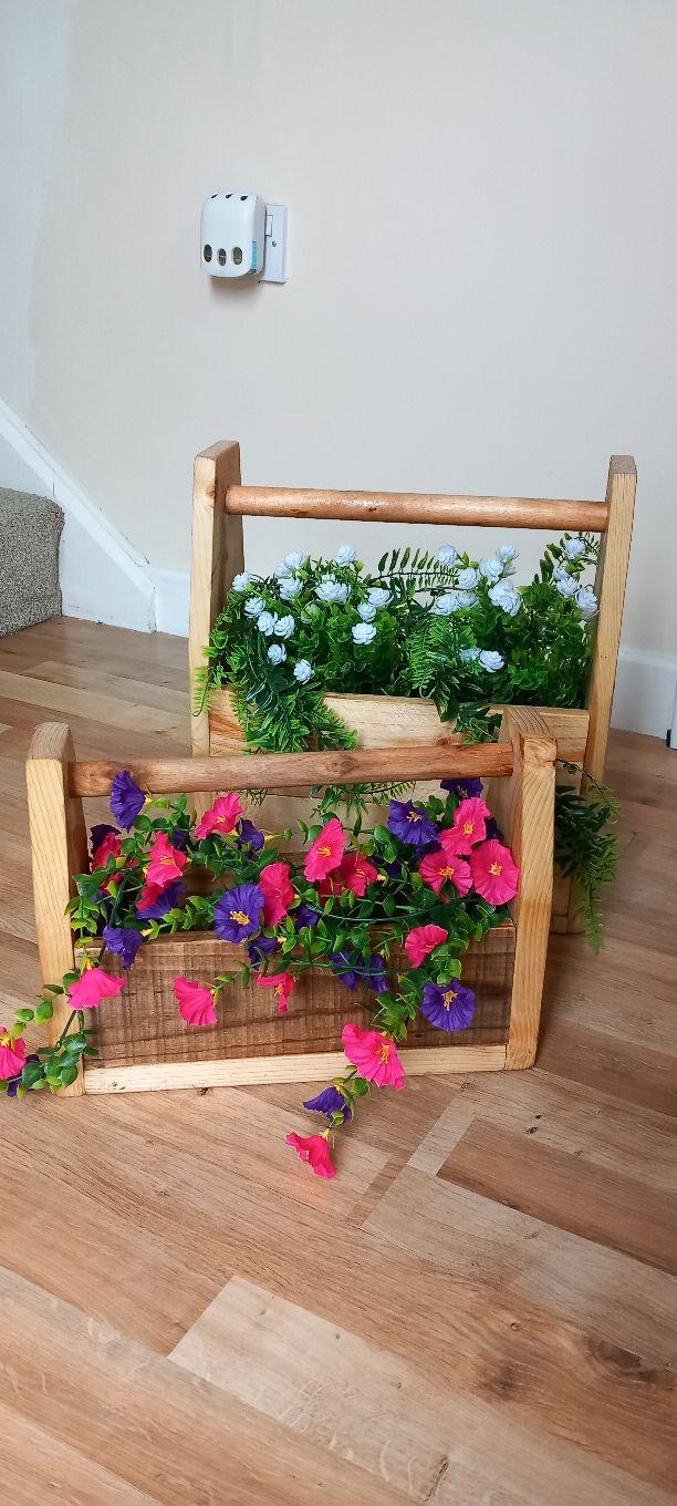 Product Introduction of Handmade Wooden Tool Boxs for Tools, Plant Pots, Decorations and More 26