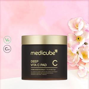 Medicube - Deep VitaC Toner Pads - 150g All Skin Types Brightening PHA Exfoliant Daily Skincare Serum Exfoliate Nourishing Comfort Gentle Smooth