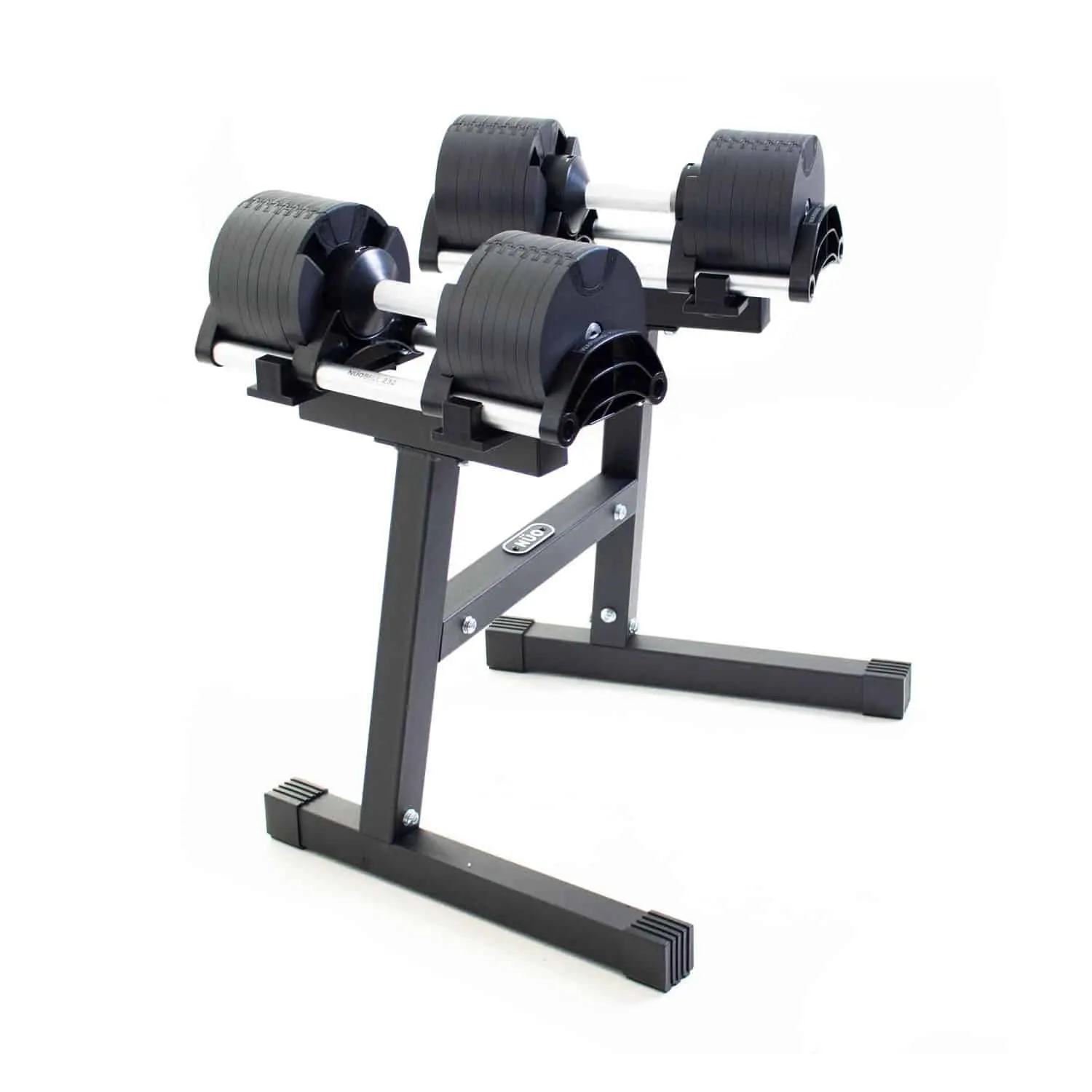 NUOBELL 2-32KG ADJUSTABLE DUMBBELLS WITH STAND