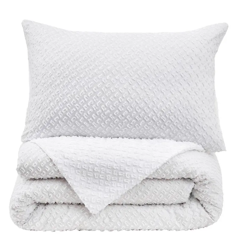 New Signature Franklin White Designer Style Frills Duvet Quilt Covers Hotel Quality Bedding Set Single Double King Super King Christmas Gift New Year Gift Birthday Gift Ideas Home Warming Gifts 3