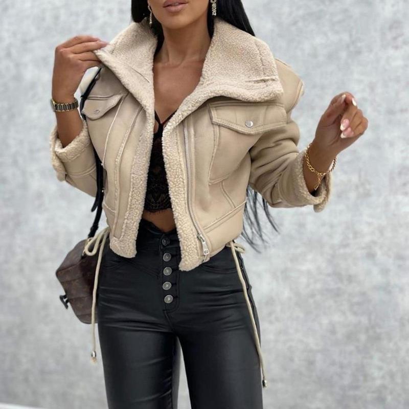 [2024]Autumn and winter  zipper thick coat warm fashion with the same popular coat 6