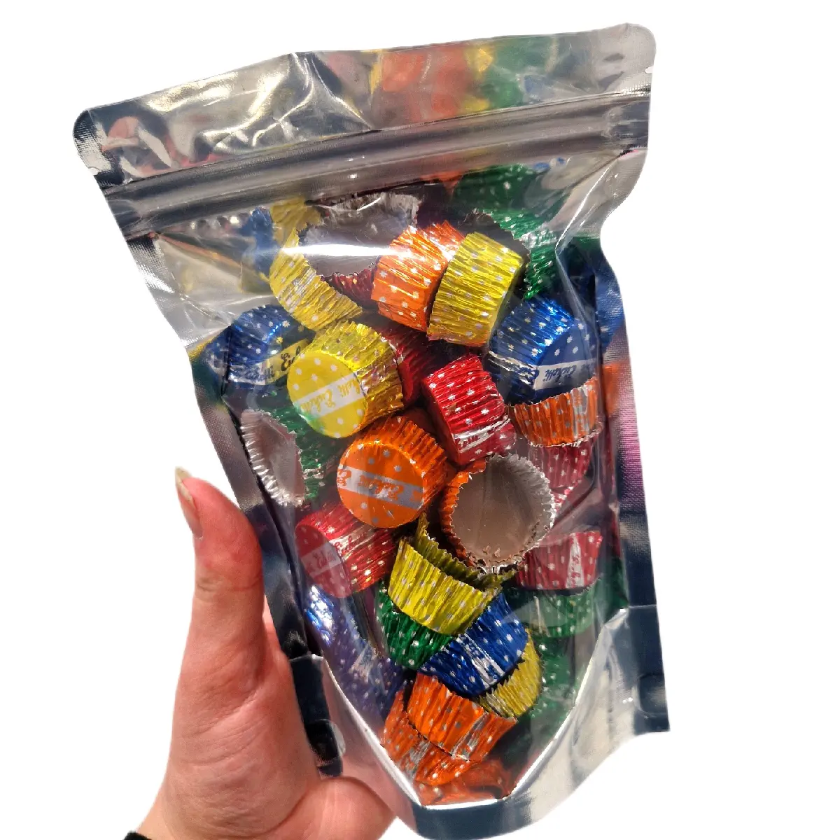 Hannah's Chocolate Icy Cups 200g Pouch - Pick n Mix Chocolate Sweets Snack - Bonbon easter Dessert Milk