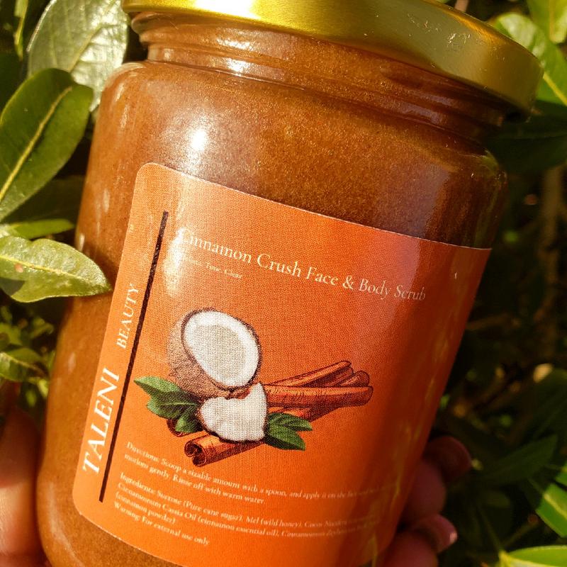 Cinnamon Crush Face & Body Scrub With Turmeric 2