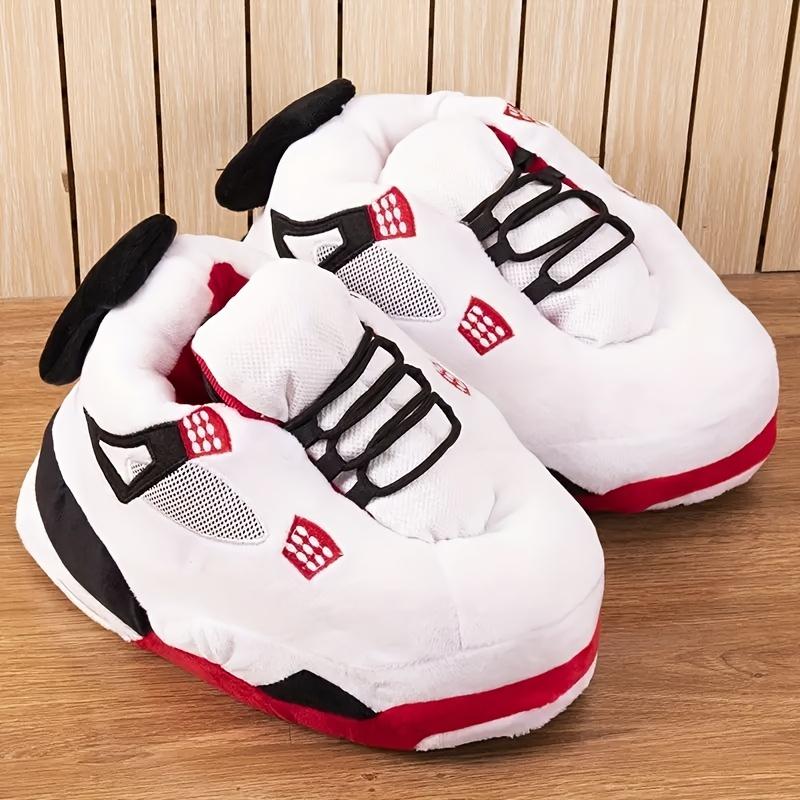 Product Introduction of Boys Warm Soft Plush Slip On House Shoes, Comfortable Thermal Anti-skid Cotton Slippers For Indoor Bedroom 0