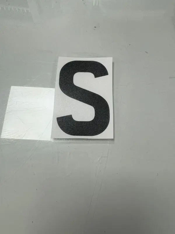 Anti Flash letters designed to disappear when exposed to camera flash 5