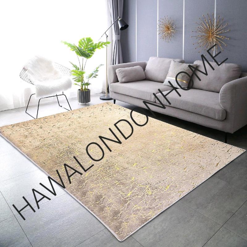 LUXURY NON SLIP MACHINE WASHABLE MARBLE EFFECT RUGS 90X190CM 160X230CM 190X270CM 1