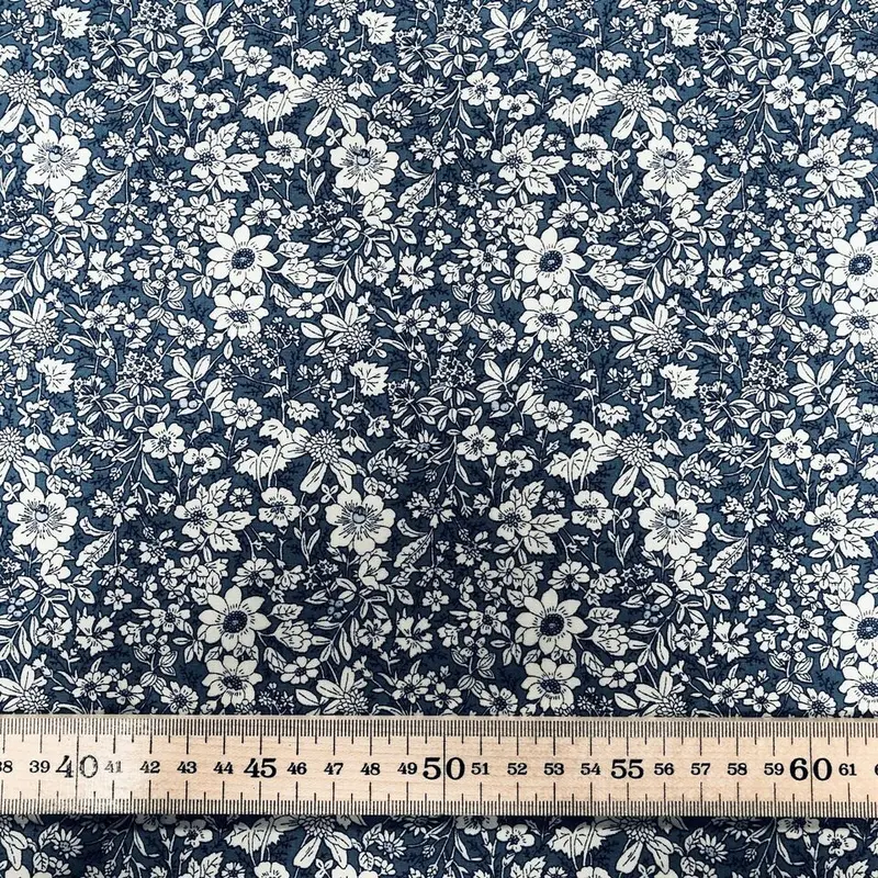 100% Cotton Superior Poplin Fabric * 6 Colours Mixed Spring Flowers Tiny & Small 4
