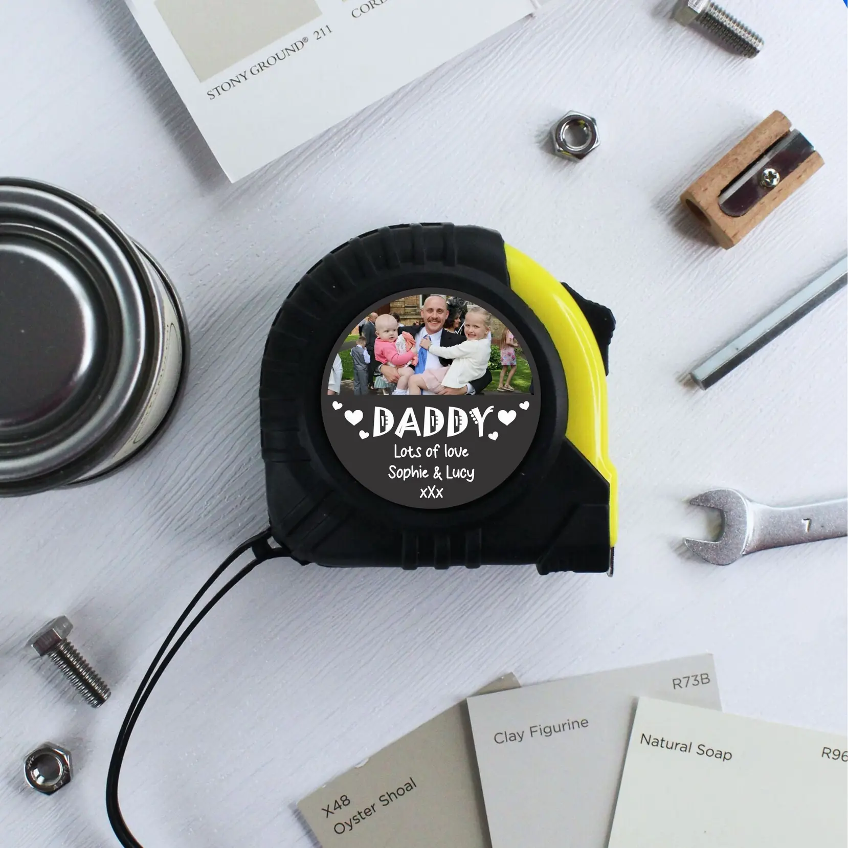 Personalised Tape Measure | Father's Day Gifts | Gift For Dad | DIY | Personalised Gift | Unique Gifts | Gift For Him | Grandad Gift - 5M