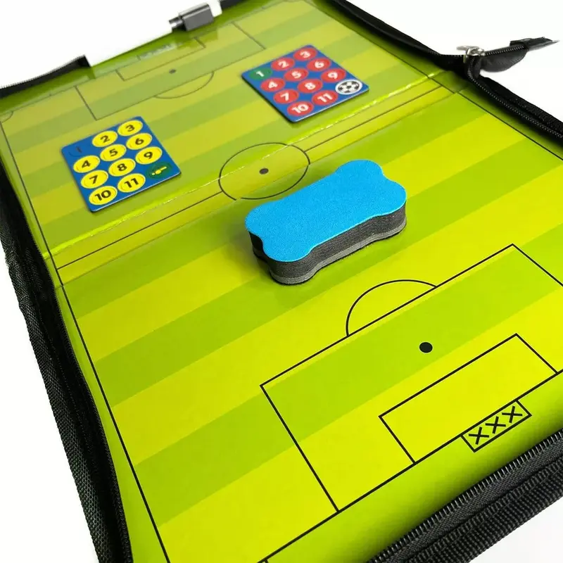 Magnetic Football Tactics Board Coaching Tactic Training Board Book Folder A3 3
