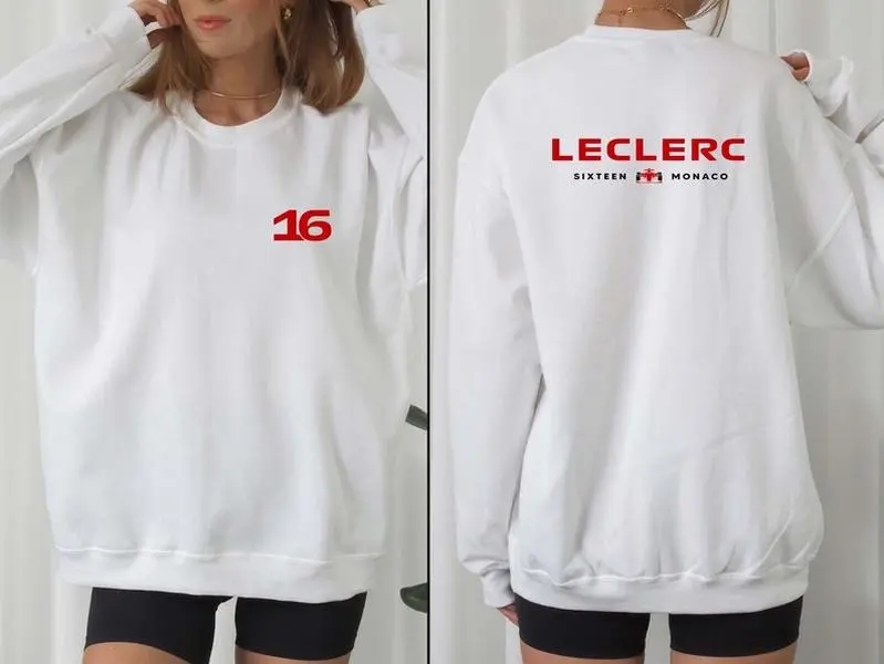 Charles Leclerc Sweatshirt Formula 1 Leclerc 16 Monaco Sweatshirt Ferrari Shirt Formula One Gift