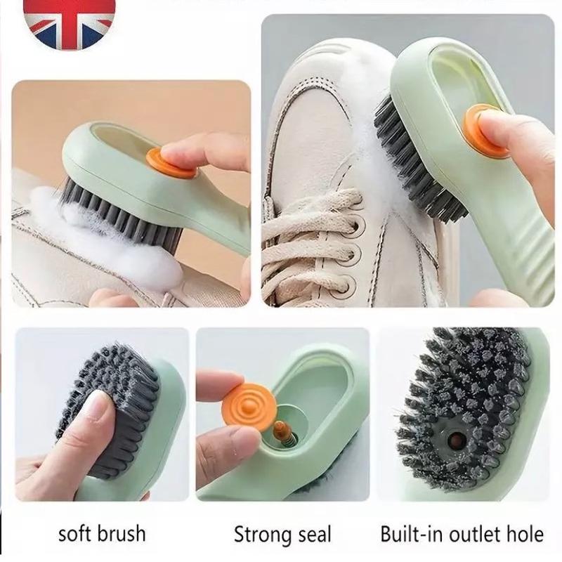 1-2pcs Laundry Soap Dispenser Scrubbing Brush For Cleaning Shoe Cleaning Brush 0