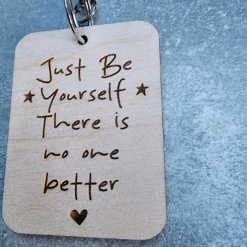 Just Be Yourself Taylor Swift Keyring, Swiftie Fan Gift, Quotes Keychain 2