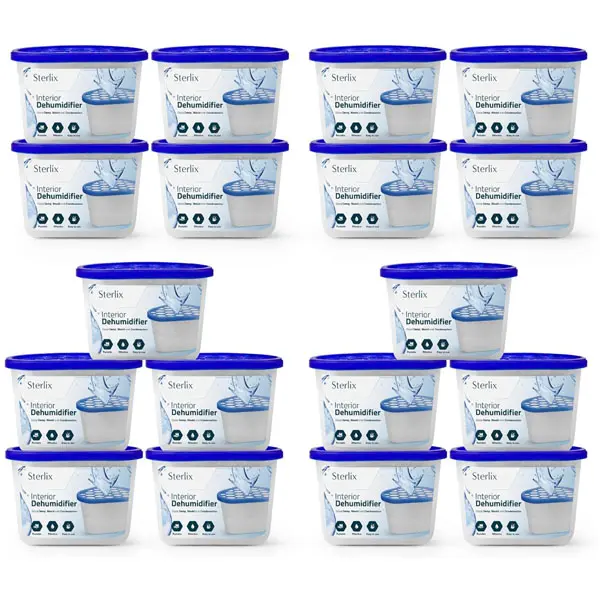 Sterlix Dehumidifier Tubs for Condensation,Humidity, Mould, Neutralising Odours Household Defense 2
