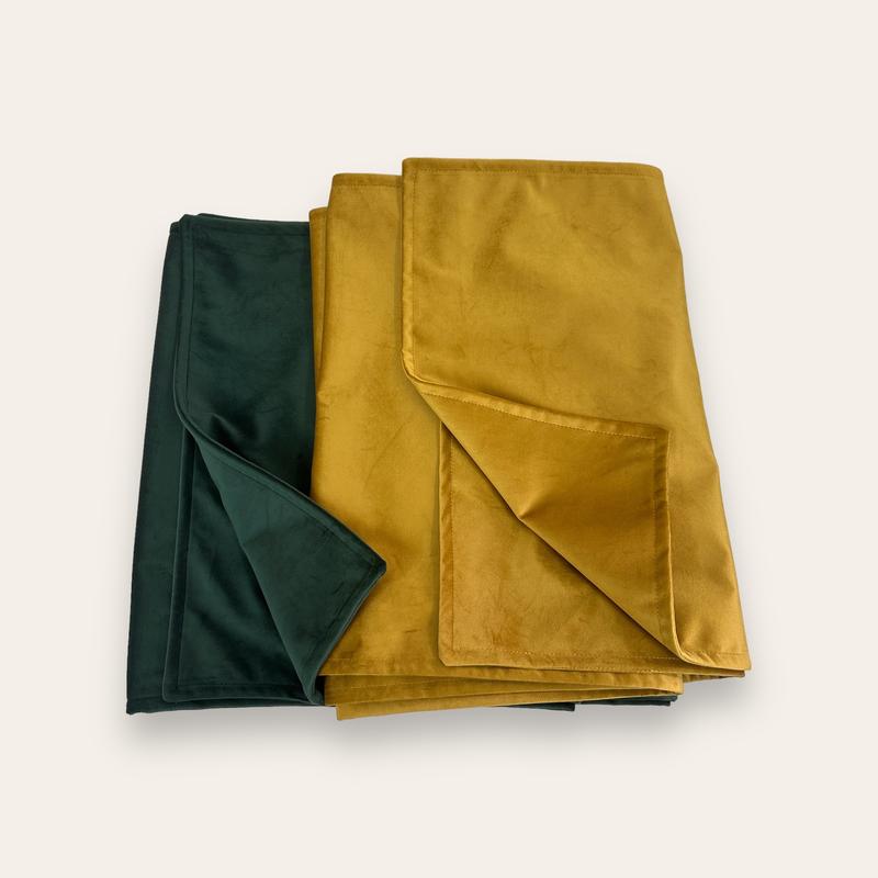 Bed runner bed throw bed scarf High quality velvet fabric Reversible (Double-Sided) Washable King Size Soft breathable flat weave 7