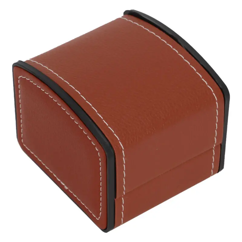 PU Leather Watch Box Bracelet Storage Organizer Holder with Single Grid 7