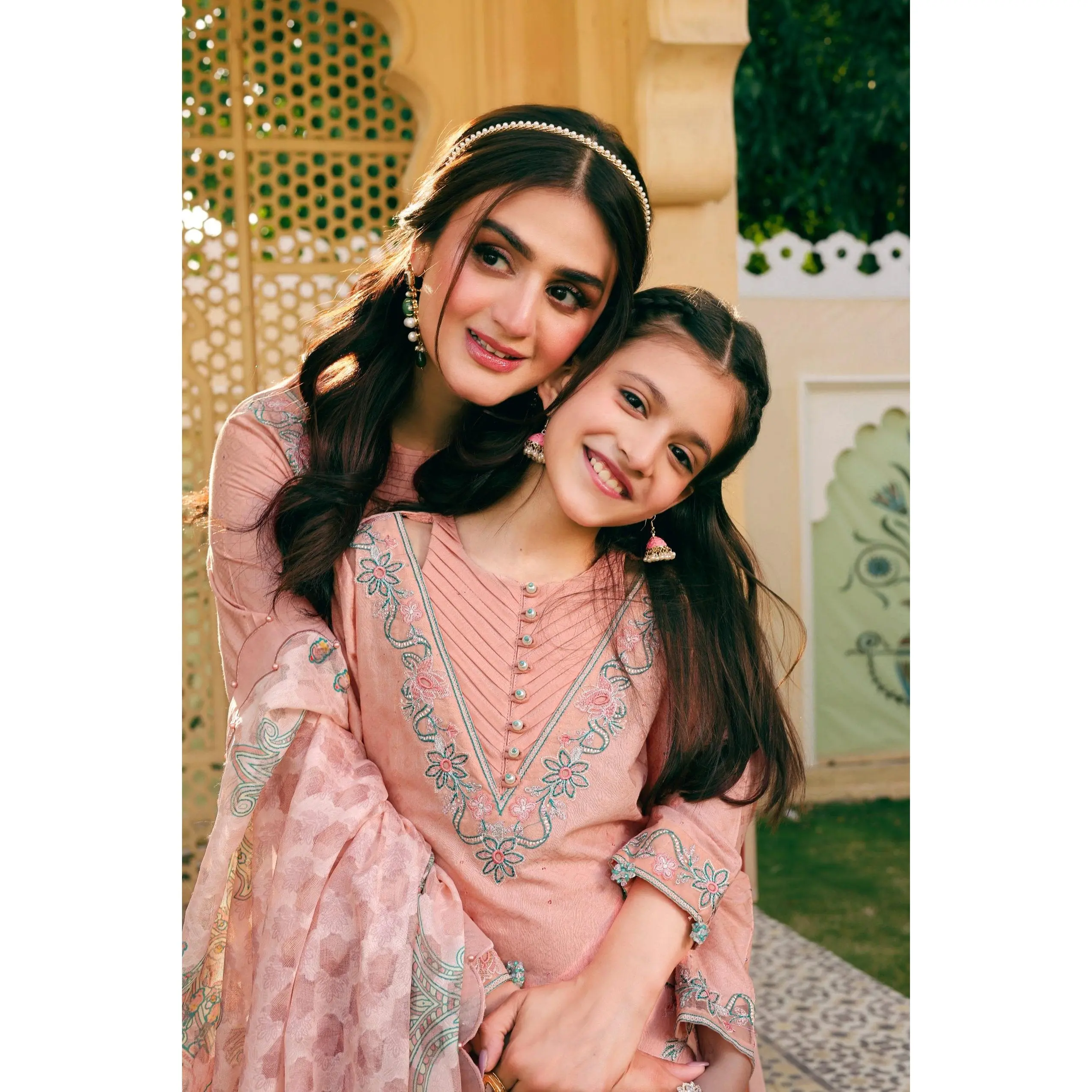 EF-15 Mummy N Me By ALLAY’s 3 Pc Ready To Wear Viscose Suit