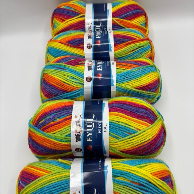 Eylul knitting crochet yarn 5x100g balls 0
