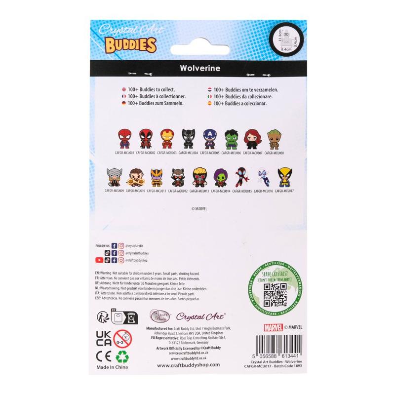 "Wolverine" Crystal Art Buddies MARVEL Series 4 7