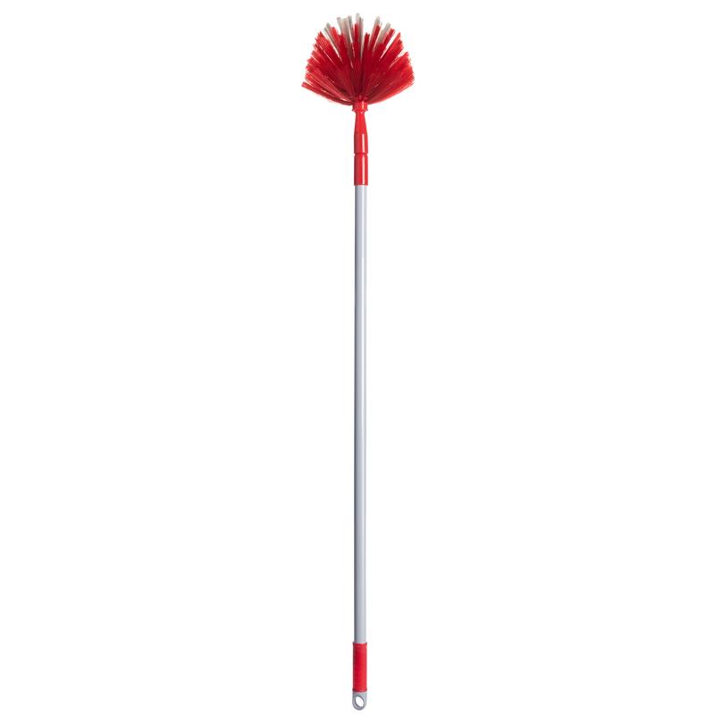 Bonetti Extendable Cobweb Brush Dust Cleaner | Cleaning Feather Duster, Extra Long Telescopic Pole for High Ceilings from 106 to 173cm |Extending Cobweb Duster for Ceiling, Blinds and Corner 1