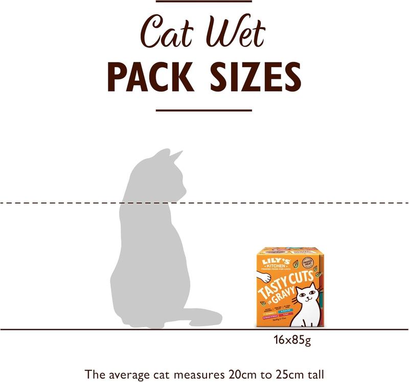 Lily's Kitchen Natural Adult Wet Cat Food in Gravy - Tasty Cuts Mixed Multipack - Complete Grain-Free Recipes (16 Tins x 85g) 3