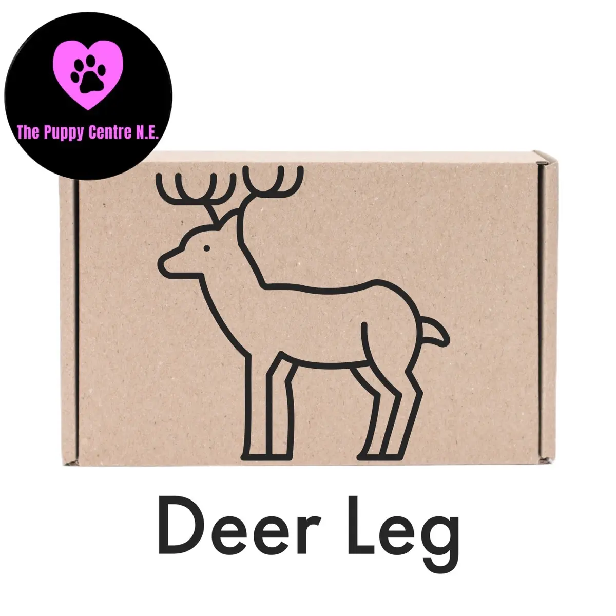 Roe Deer Leg Natural Dog Treat / Hairless / Dental Chew