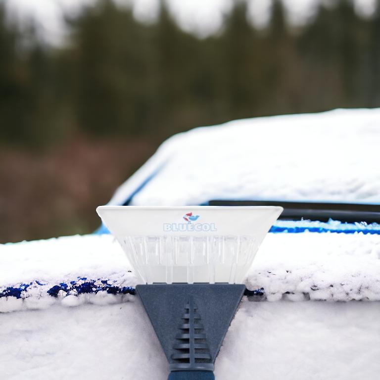 Bluecol Premium Car Windscreen Ice Scraper Frost Free Windshield De-Icer 6
