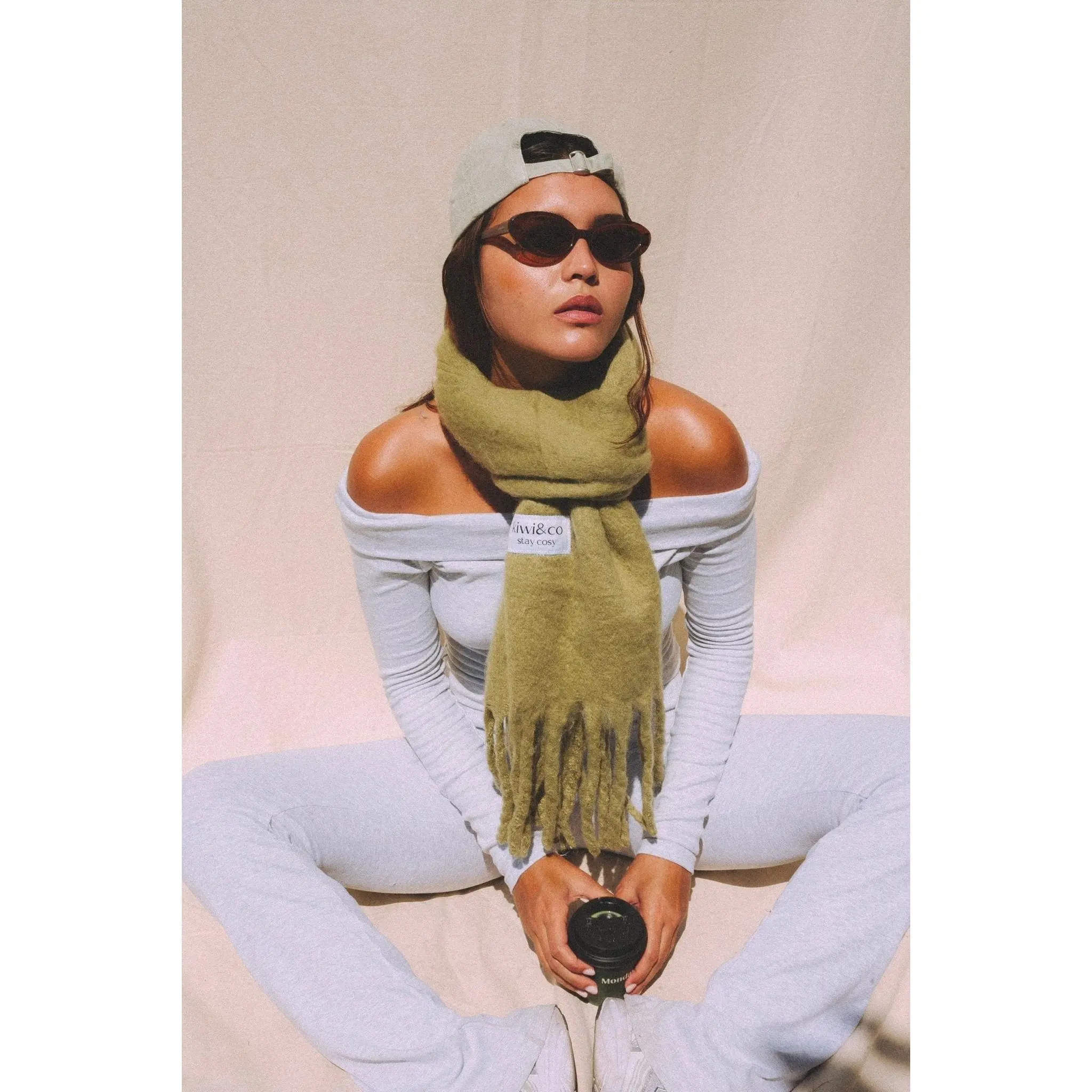 Olive Green Scarf